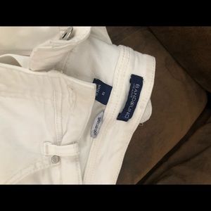 White jeans wide leg size 14